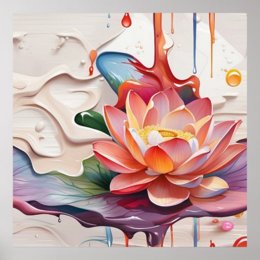 Tropflotus Art Poster (Vorne)