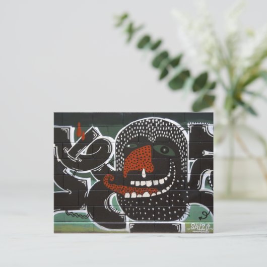 Tropfnase Postkarte (Stehend Vorderseite)