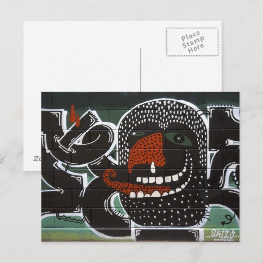 Tropfnase Postkarte (Vorne/Hinten)