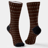 Tropfnasse Grimmige Feigen-Muster-Socken Socken (Gewinkelt)