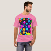 Tropfneonfarben Ästhetik T-Shirt (Vorne ganz)