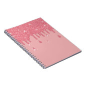 Tropfrosa Glitzer-Effekt und Glitzern Notizblock (Rechte Seite)
