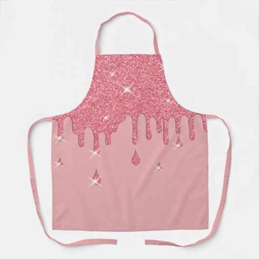 Tropfrosa Glitzer-Effekt und Glitzern Schürze (Vorderseite)
