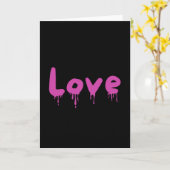 Tropfrosa Liebe Karte (Gelbe Blume)