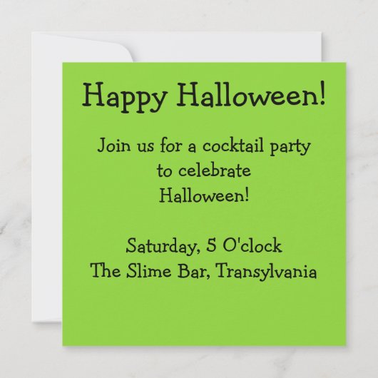 Tropfschleife Einladung (Rückseite)