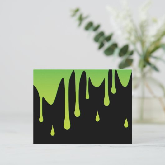 Tropfschleife Postkarte (Stehend Vorderseite)