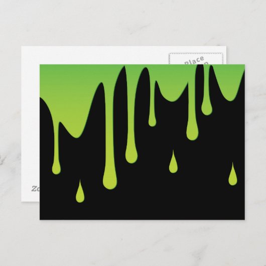 Tropfschleife Postkarte (Vorne/Hinten)