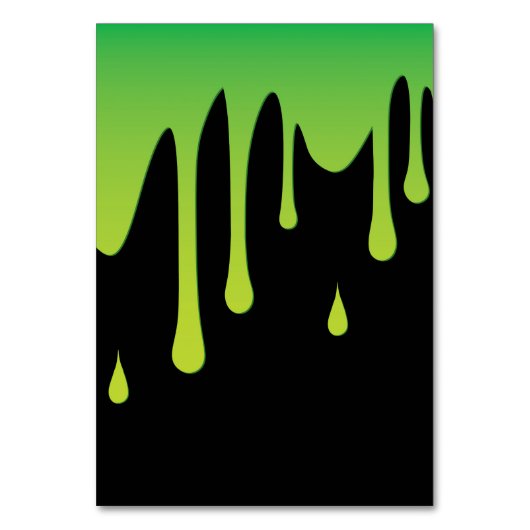 Tropfschleife Tischnummer (Vorderseite)