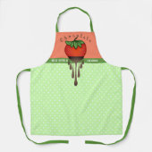 Tropfschokolade Erdbeeren personalisierte Küche Schürze (Vorderseite)
