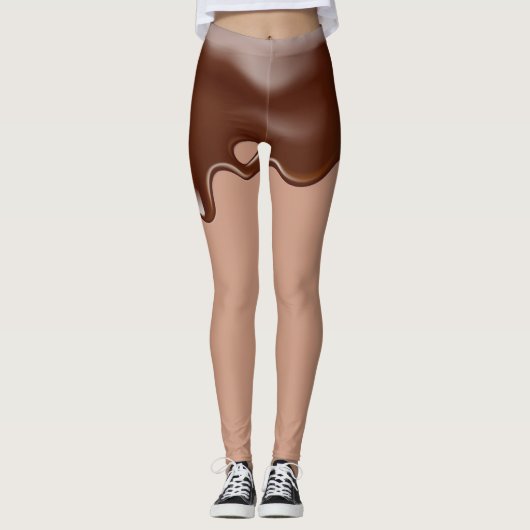 Tropfschokolade Leggings (Vorderseite)