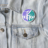 Tropfspekeln - Farbenfrohe Konvergenz Button (Beispiel)