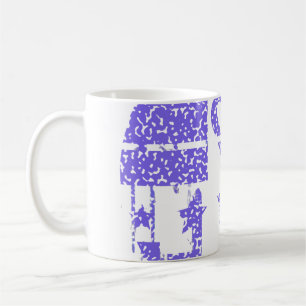 Tropfspekeln - Farbenfrohe Konvergenz Kaffeetasse