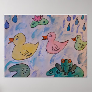 Tropfsteine auf dem Ducklings Poster