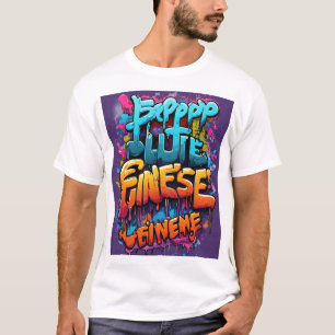 Tropfsteinhöhle "Finesse Elite" Graffiti Art Colle T-Shirt