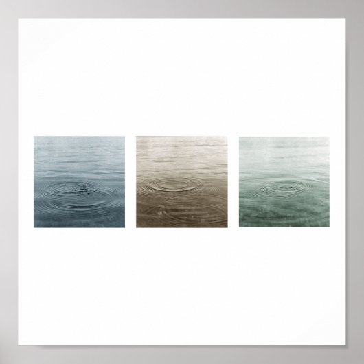 Tropftriptychon Poster (Vorne)
