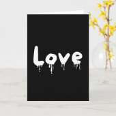 Tropfweiß Liebe Karte (Gelbe Blume)