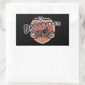 Tropfzyten Rechteckiger Aufkleber (Tasche)