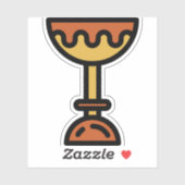 Trophäe Aufkleber (Blatt)