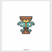 Trophäe Aufkleber (Blatt)