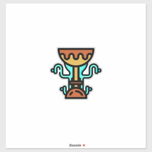 Trophäe Aufkleber (Blatt)