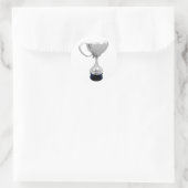 Trophäe-Aufkleber Runder Aufkleber (Tasche)