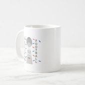 Trophäe der amerikanischen Fußballmeister Kaffeetasse (Vorderseite Links)