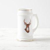 Trophäe-Dollar-Gestell-Berg Bierglas (VorderseiteRechts)