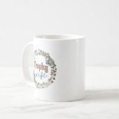 "Trophäe-Ehefrau" lustig Kaffeetasse (Vorderseite Links)