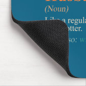 Trophäe Ehemann Definition Lustige Illustration Mousepad (Ecke)