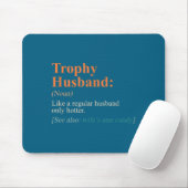 Trophäe Ehemann Definition Lustige Illustration Mousepad (Mit Mouse)