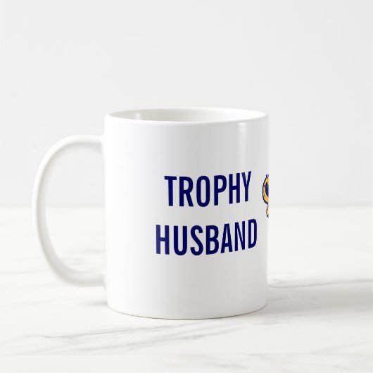 Trophäe-Ehemann Kaffeetasse (Links)