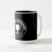 Trophäe-Ehemann Zweifarbige Tasse (VorderseiteRechts)