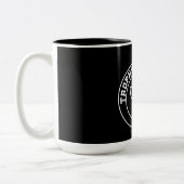 Trophäe-Ehemann Zweifarbige Tasse (Links)