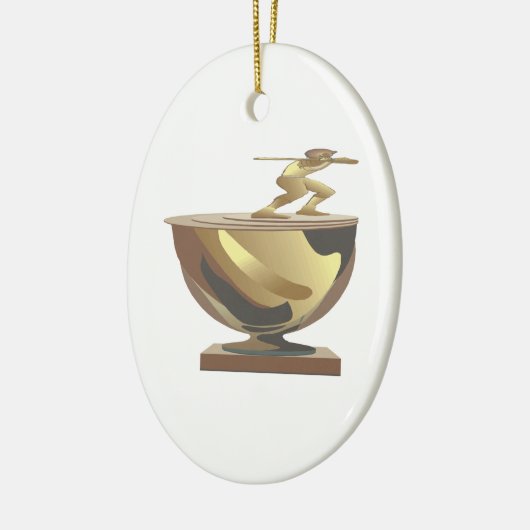 Trophäe Keramikornament (Links)