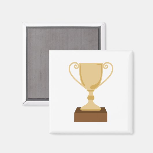 Trophäe Magnet (Vorderseite/Rückseite)