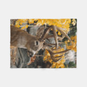 Trophäe-Rotwild Fleecedecke (Vorderseite (Horizontal))