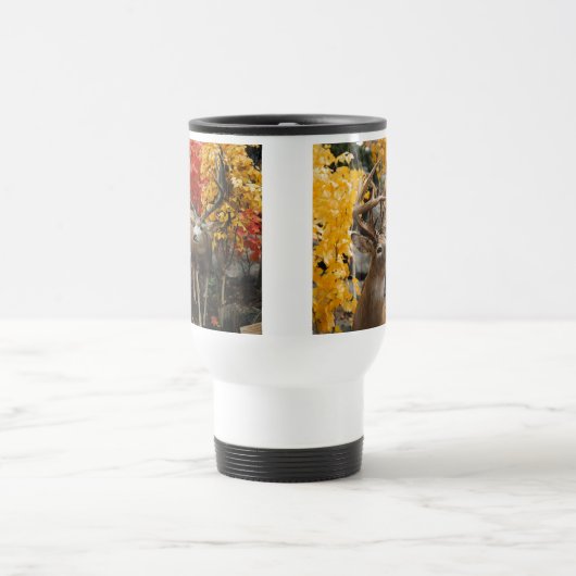 Trophäe-Rotwild Reisebecher (Mittel)