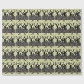 Trophäe sträubt sich Bowhunter Geschenkpapier (Flach)