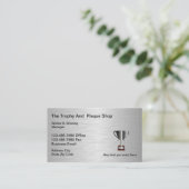 Trophäe-und Plaketten-Geschäft Visitenkarte (Stehend Vorderseite)