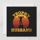 Trophäen-Ehemann Einladung (Rückseite)