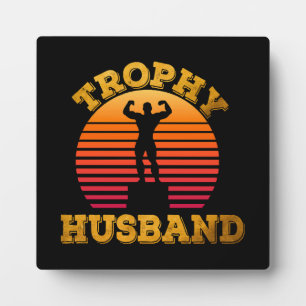 Trophäen-Ehemann Fotoplatte