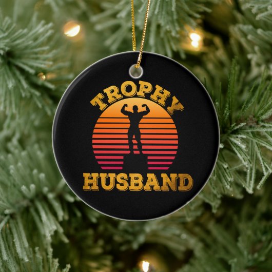 Trophäen-Ehemann Keramik Ornament (Baum)