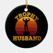 Trophäen-Ehemann Keramik Ornament (Vorne)