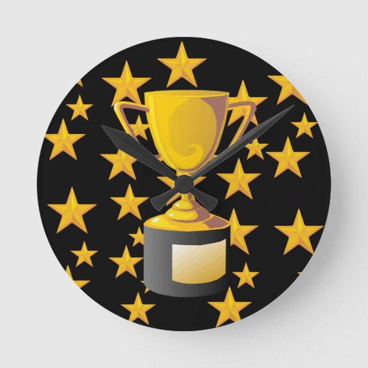 TROPHÄEN RUNDE WANDUHR (Vorderseite)