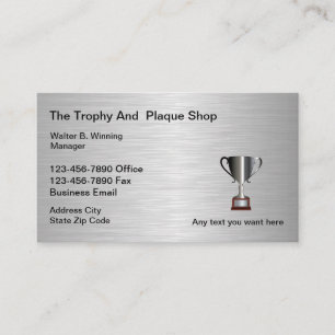 Trophäen- und Plaketten-Shop Visitenkarte
