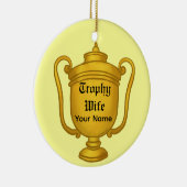Trophäenfrau Keramikornament (Rechts)