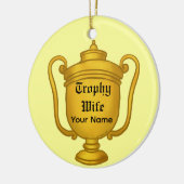 Trophäenfrau Keramikornament (Links)