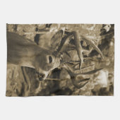 Trophäenhirsch Küchentuch (Horizontal)
