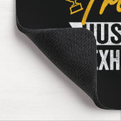 Trophäenmann Hemd Erschöpfender Trophäenmann Mousepad (Ecke)