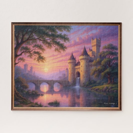 TROPHÄISCHE BURG ILLUSTRATION PUZZLE (Horizontal)